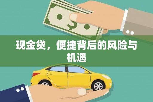中西区现金贷，便捷背后的风险与机遇