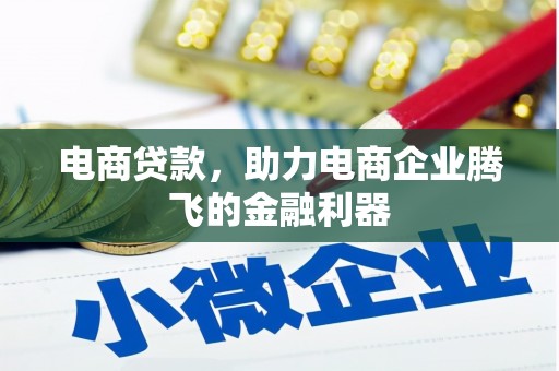 中西区电商贷款，助力电商企业腾飞的金融利器