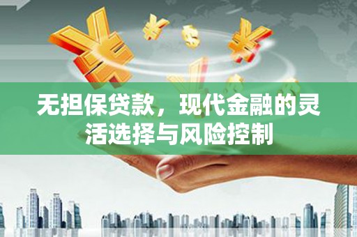 中西区无担保贷款，现代金融的灵活选择与风险控制