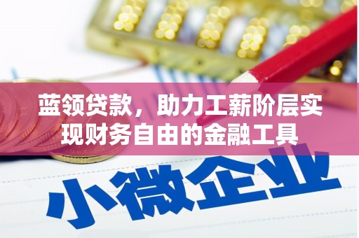 中西区蓝领贷款，助力工薪阶层实现财务自由的金融工具