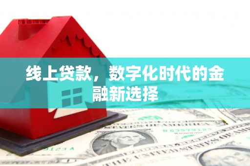 中西区线上贷款，数字化时代的金融新选择
