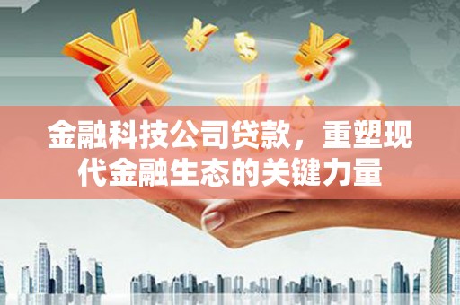 中西区金融科技公司贷款，重塑现代金融生态的关键力量