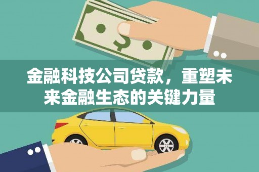 中西区金融科技公司贷款，重塑未来金融生态的关键力量