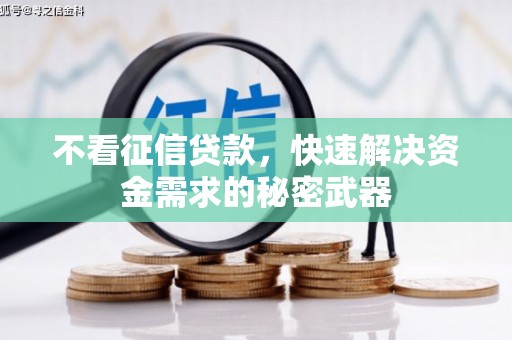 中西区不看征信贷款，快速解决资金需求的秘密武器
