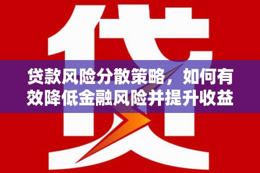 中西区贷款风险分散策略，如何有效降低金融风险并提升收益