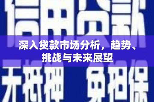 中西区深入贷款市场分析，趋势、挑战与未来展望