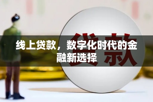 中西区线上贷款，数字化时代的金融新选择
