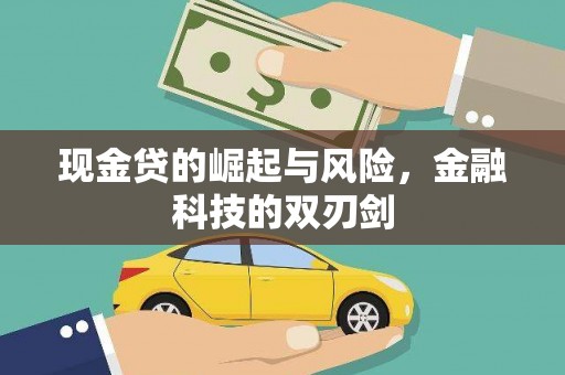 中西区现金贷的崛起与风险，金融科技的双刃剑