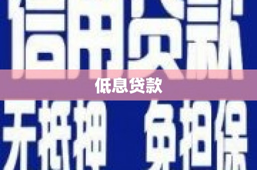 中西区低息贷款