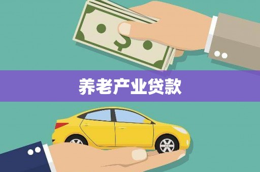 中西区养老产业贷款